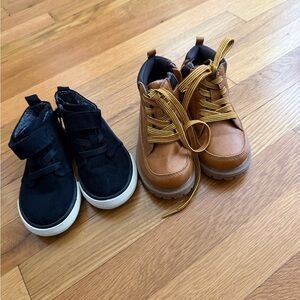 Black and Brown Toddler' Boots